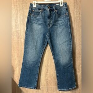 GAP High Rise Kick Fit Blue Denim Jeans Size 29/8P